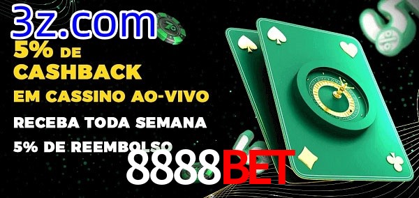Promoções do cassino ao Vivo 8888BET